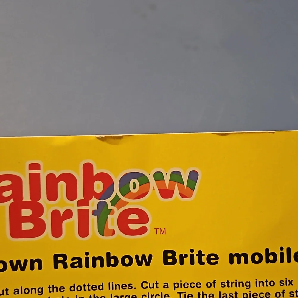 Vintage Never used rainbow Brite coloring book - Picture 3 of 5